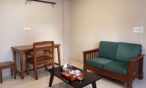 Furnished 1BHK Serviced Apartment with Two Balconies